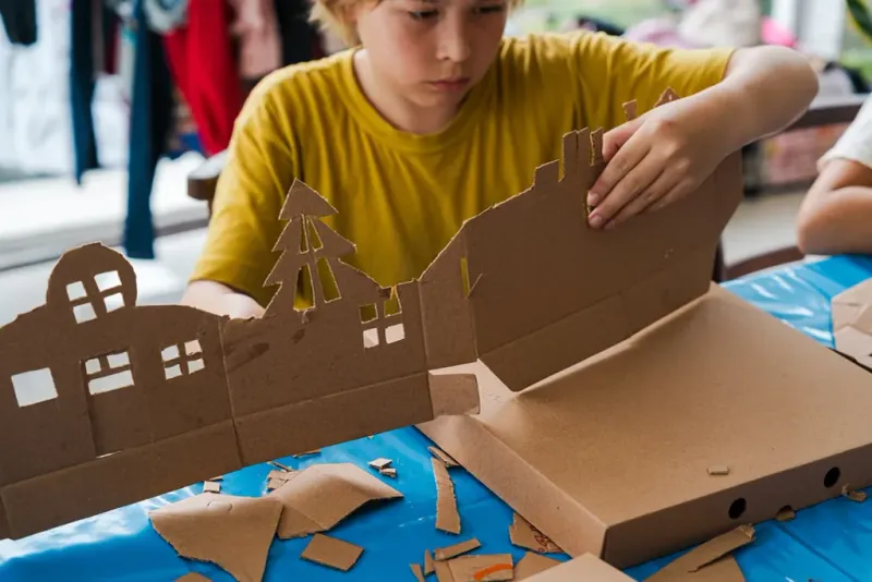 Imaginative Play With Repurposed Everyday Items