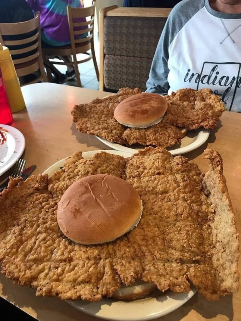 Fried Pork Tenderloin Sandwich