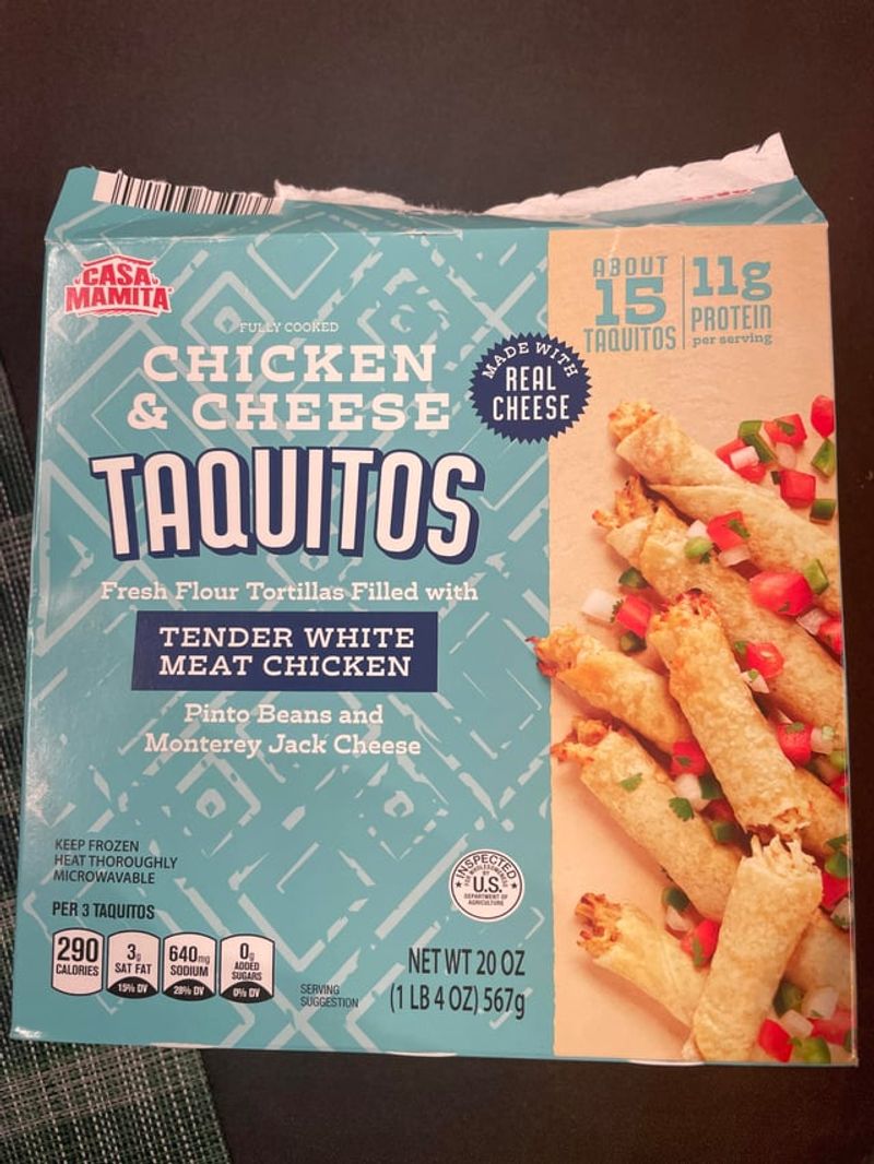 Casa Mamita Taquitos Chicken and Cheese or Beef