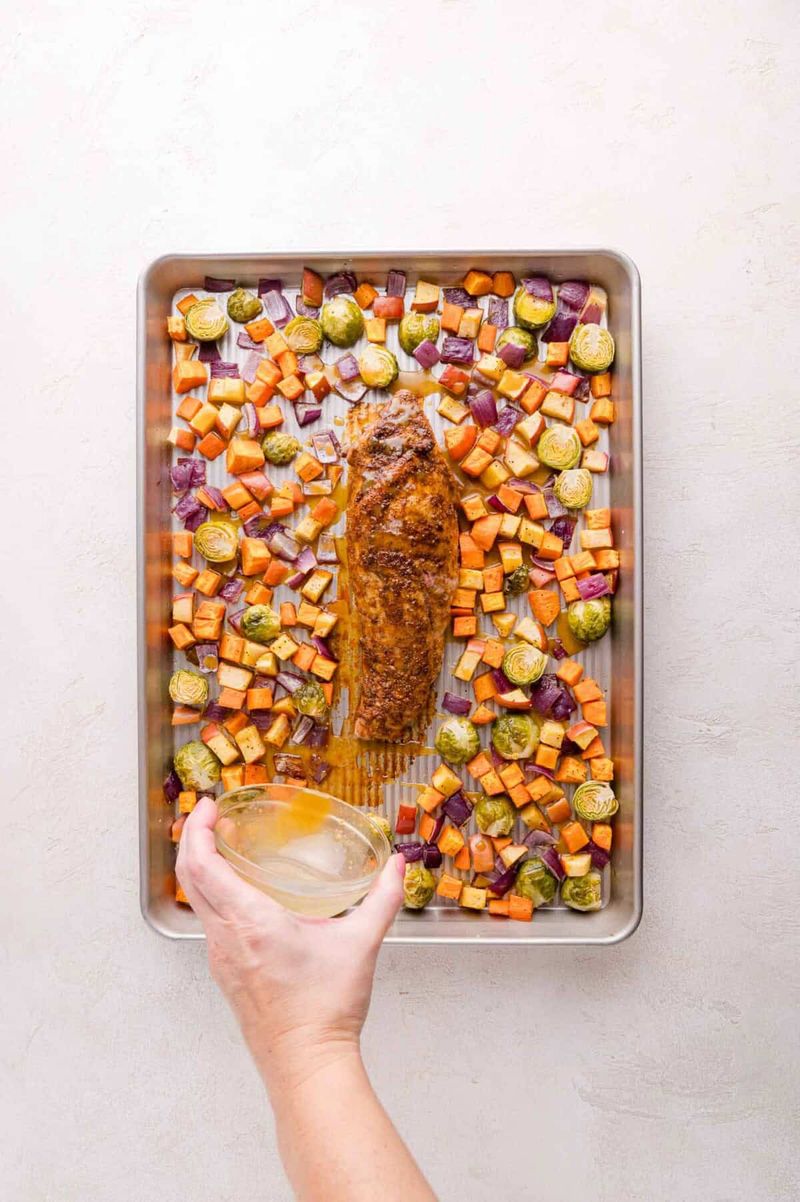 Honey Mustard Pork Tenderloin with Root Vegetables
