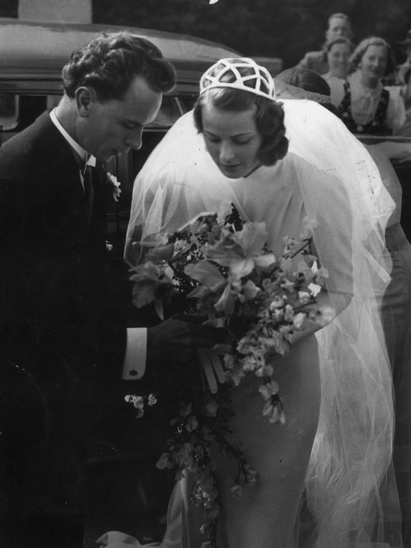 Ingrid Bergman and Petter Lindstrom's 1937 Wedding in Sweden