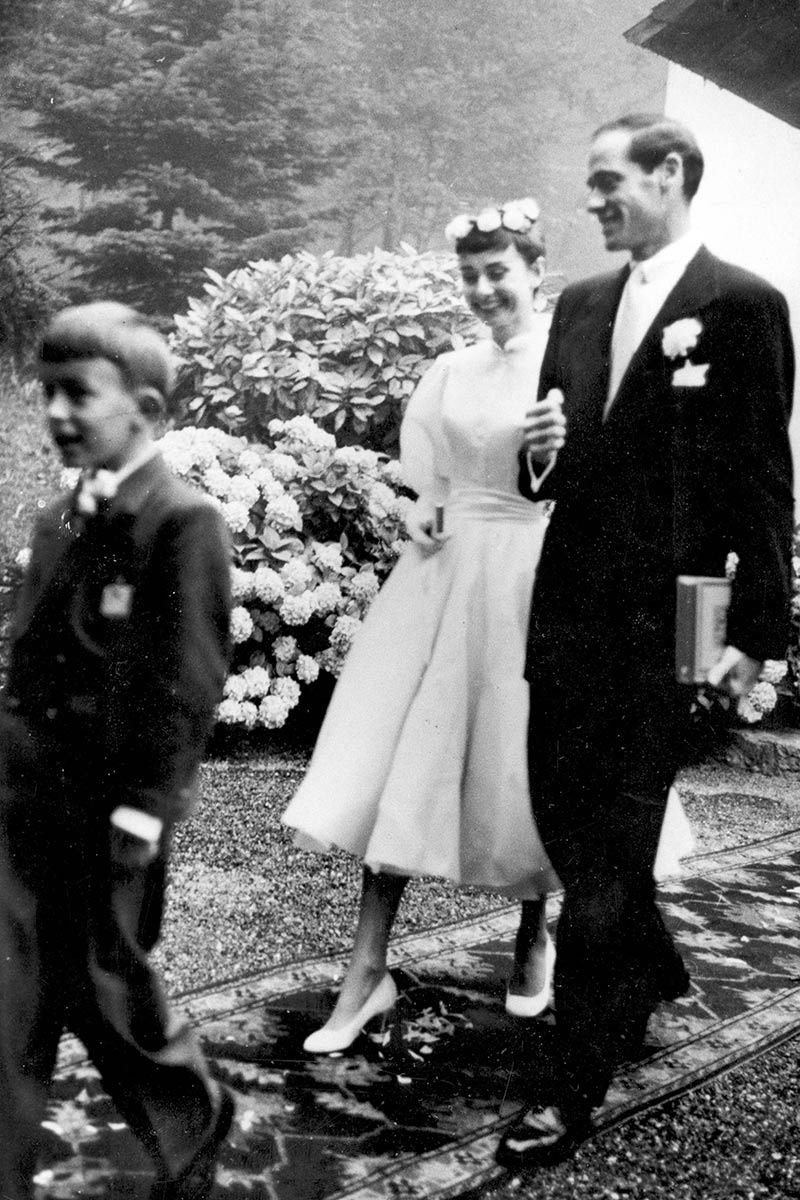 Audrey Hepburn's Candid 1954 Wedding Shots
