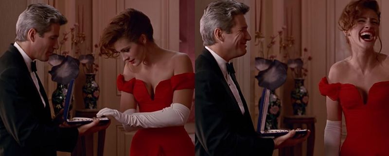 Julia Roberts' Laugh in Pretty Woman Was Completely Real