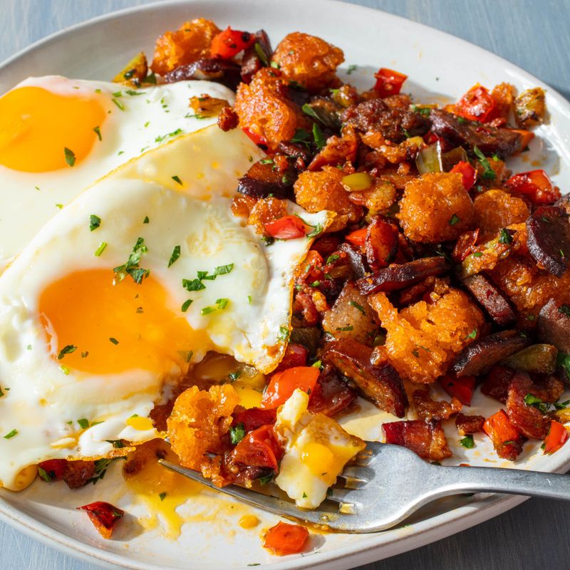 Migas con Huevo (Sauteed Breadcrumbs with Egg)