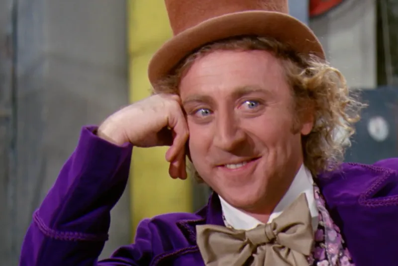 Gene Wilder as Willy Wonka in Willy Wonka and the Chocolate Factory