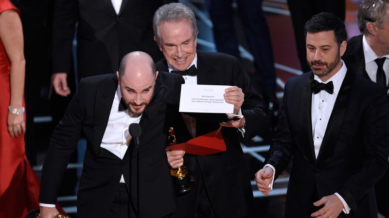 La La Land Producers Accept an Award That Wasn't Theirs (2017 Oscars)
