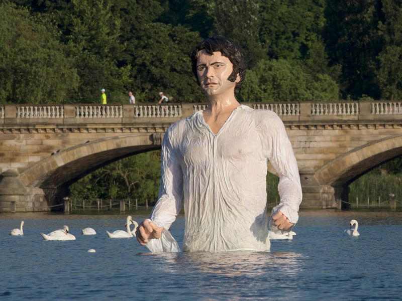 Colin Firth as Mr. Darcy – Lyme Park, England