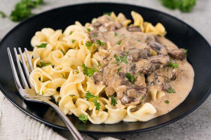 Beef Stroganoff