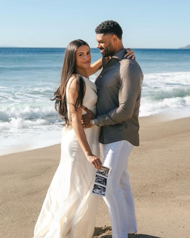 Sydney McLaughlin-Levrone and Andre Levrone Jr.