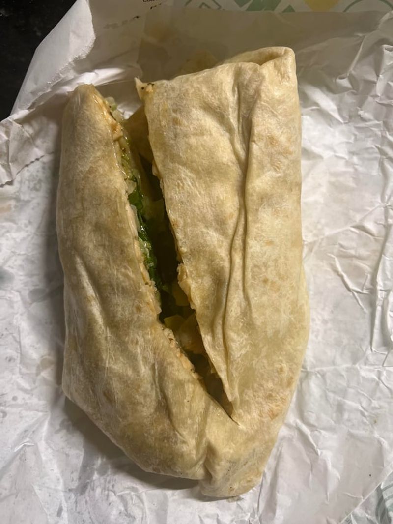 Ordering Double Meat on a Wrap or Meatball Sub