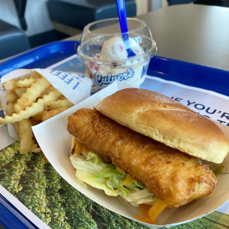 Culver's North Atlantic Cod Sandwich