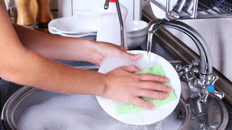 Washing Dishes by Hand