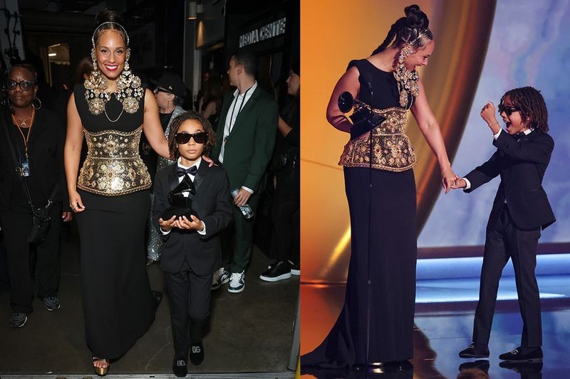 Alicia Keys and Genesis Ali Dean