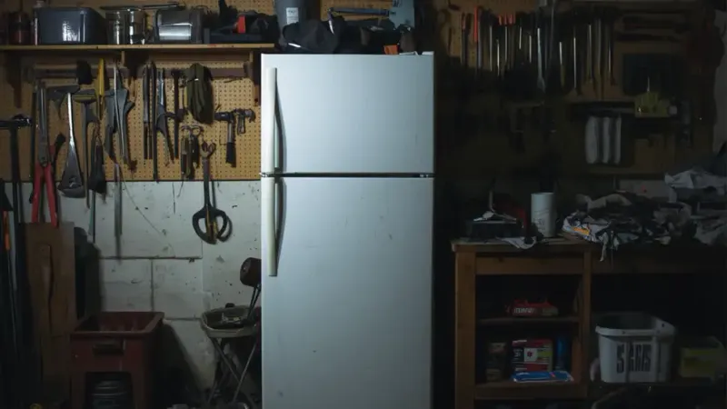 An Extra Refrigerator in the Garage