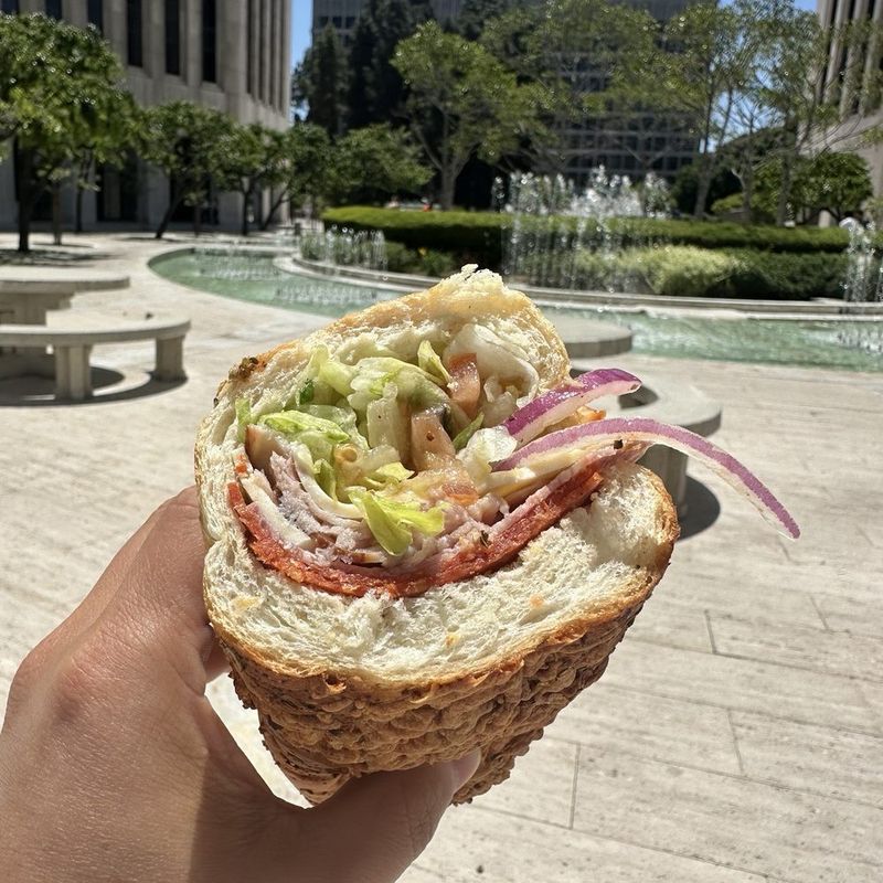 Letting Lettuce Take Over the Whole Sandwich