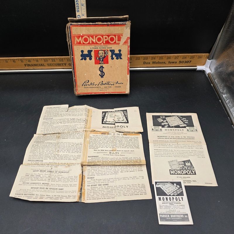 Original Monopoly Game (1933)