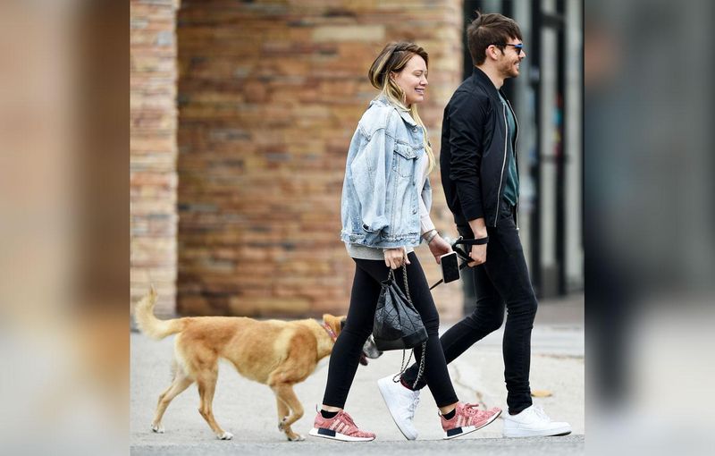 Hilary Duff and Her Dog Lucy