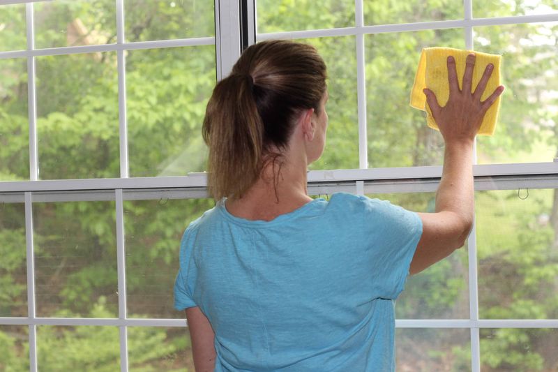 Washing Windows Inside and Out