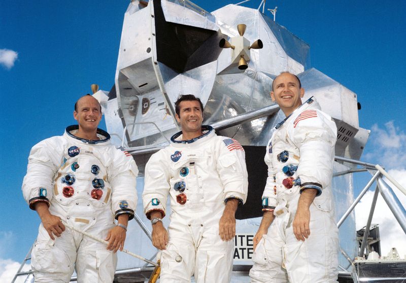 Apollo Astronauts Before Launch, 1969