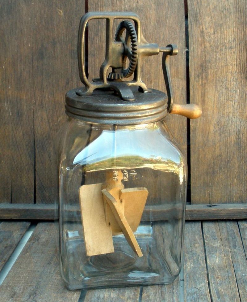 Hand-Crank Butter Churn