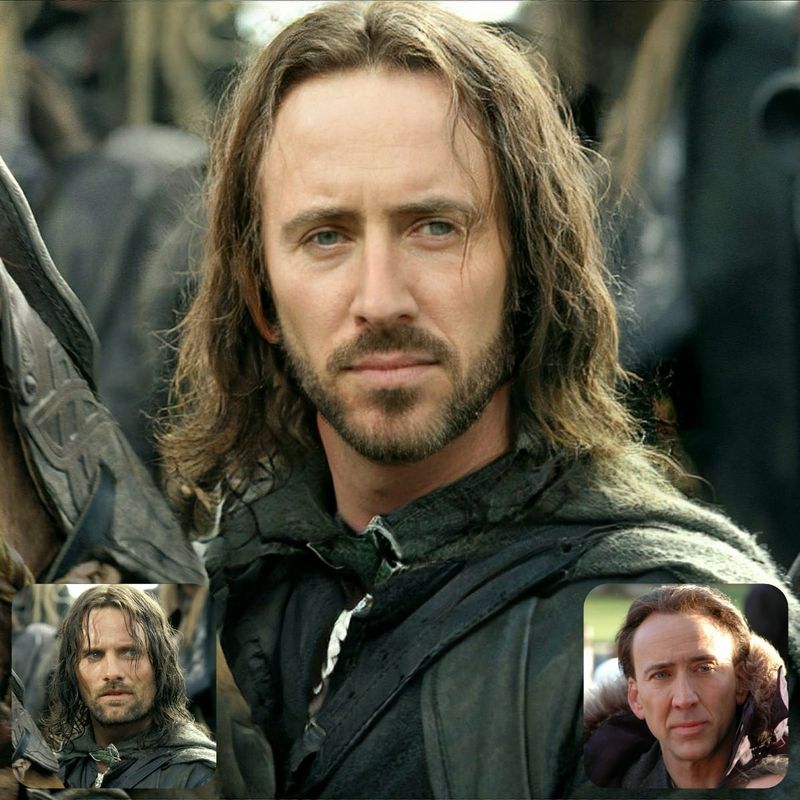 Nicolas Cage as Aragorn