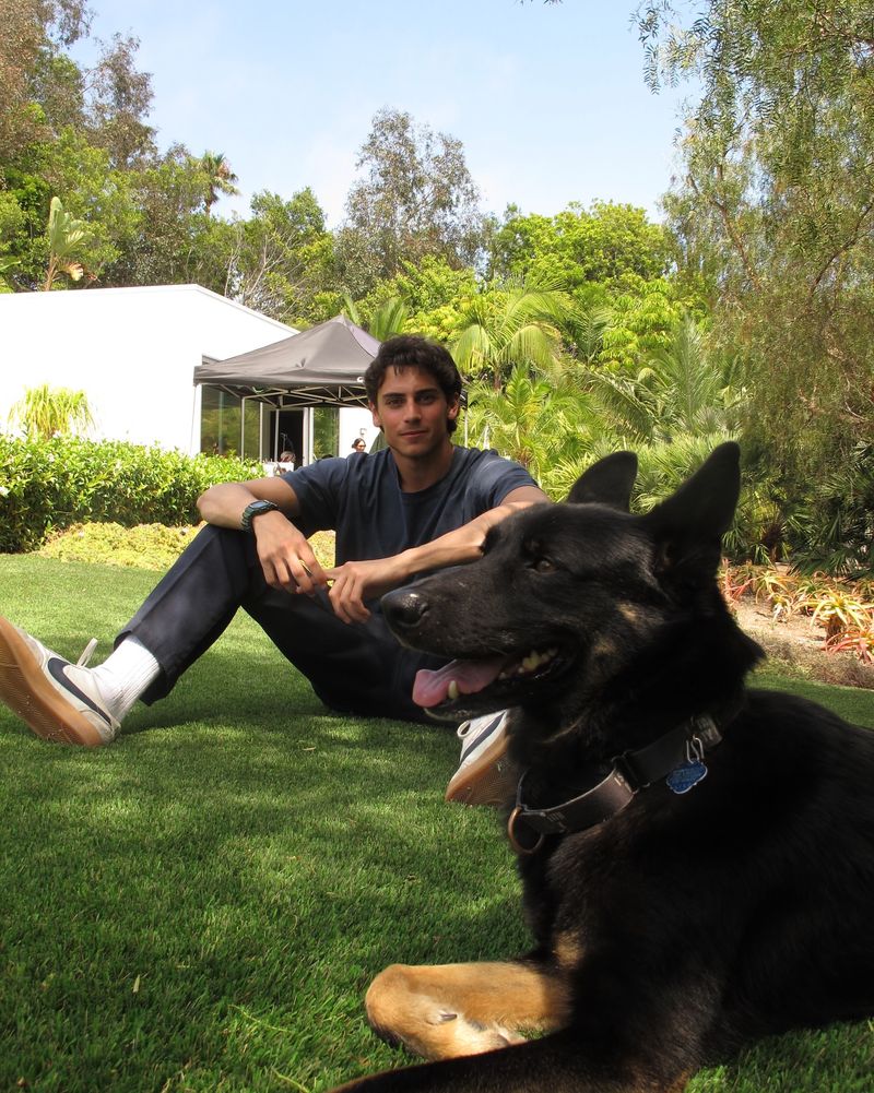 Zac Efron and His Adventurous Dogs Maca and Puppy