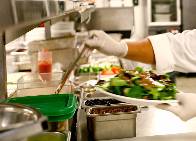Employees Eating or Drinking in Food Prep Areas