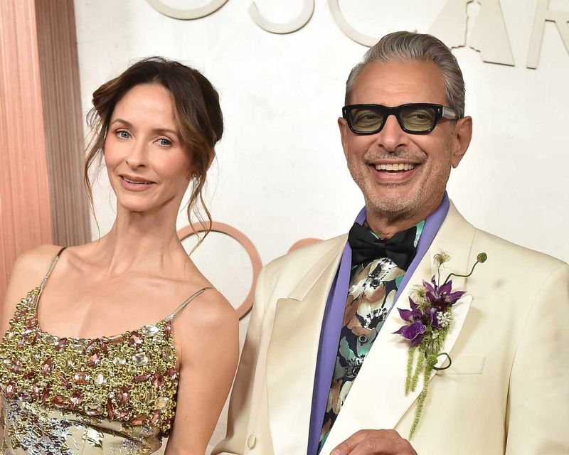 Jeff Goldblum and Emilie Livingston