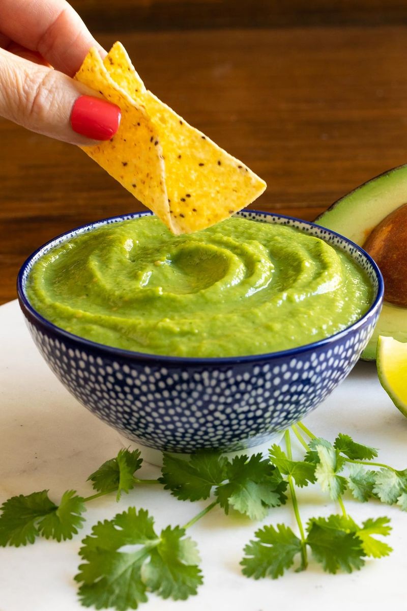 Avocado Salsa Verde Dip