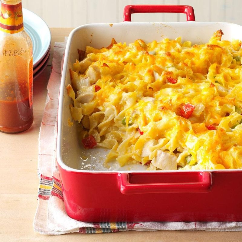 Cheesy Chicken Noodle Casserole