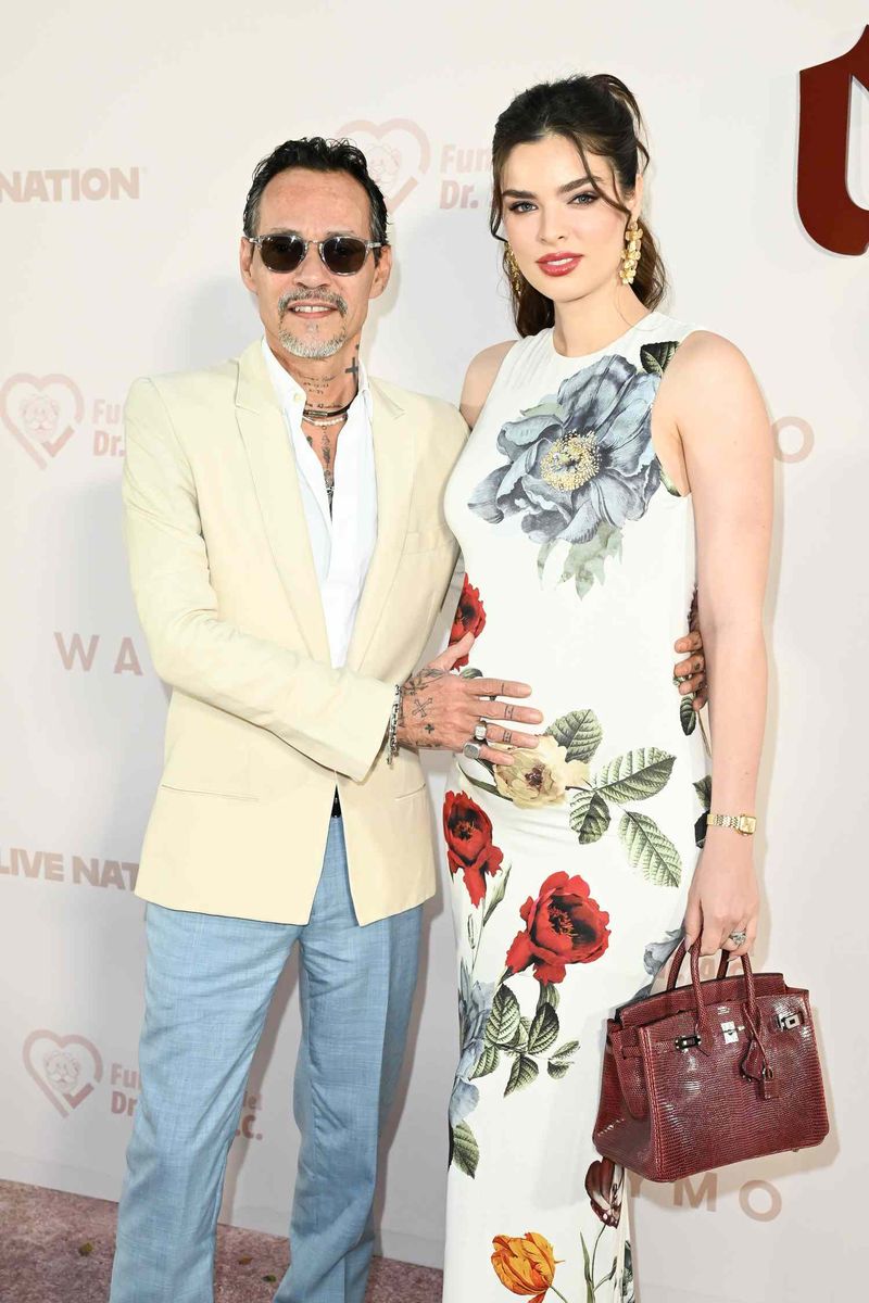 Marc Anthony and Nadia Ferreira