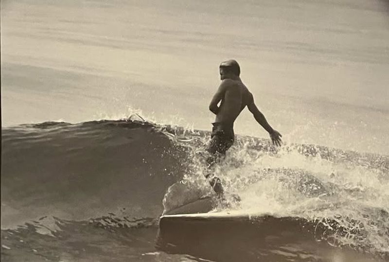 Surfers Catching Waves in California, 1960s