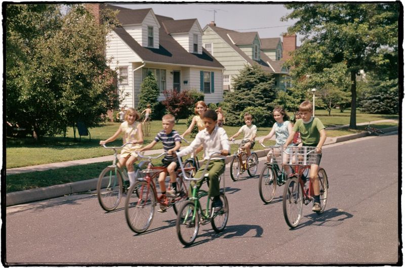 Riding Bikes Without Helmets