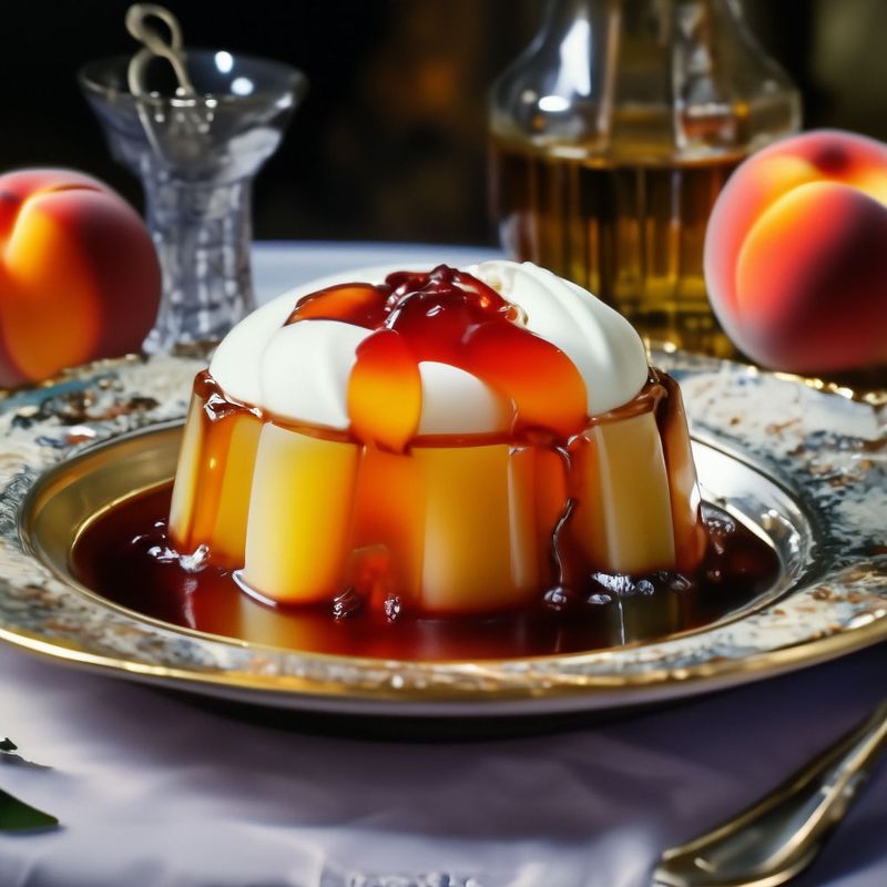 Peaches in Chartreuse Jelly