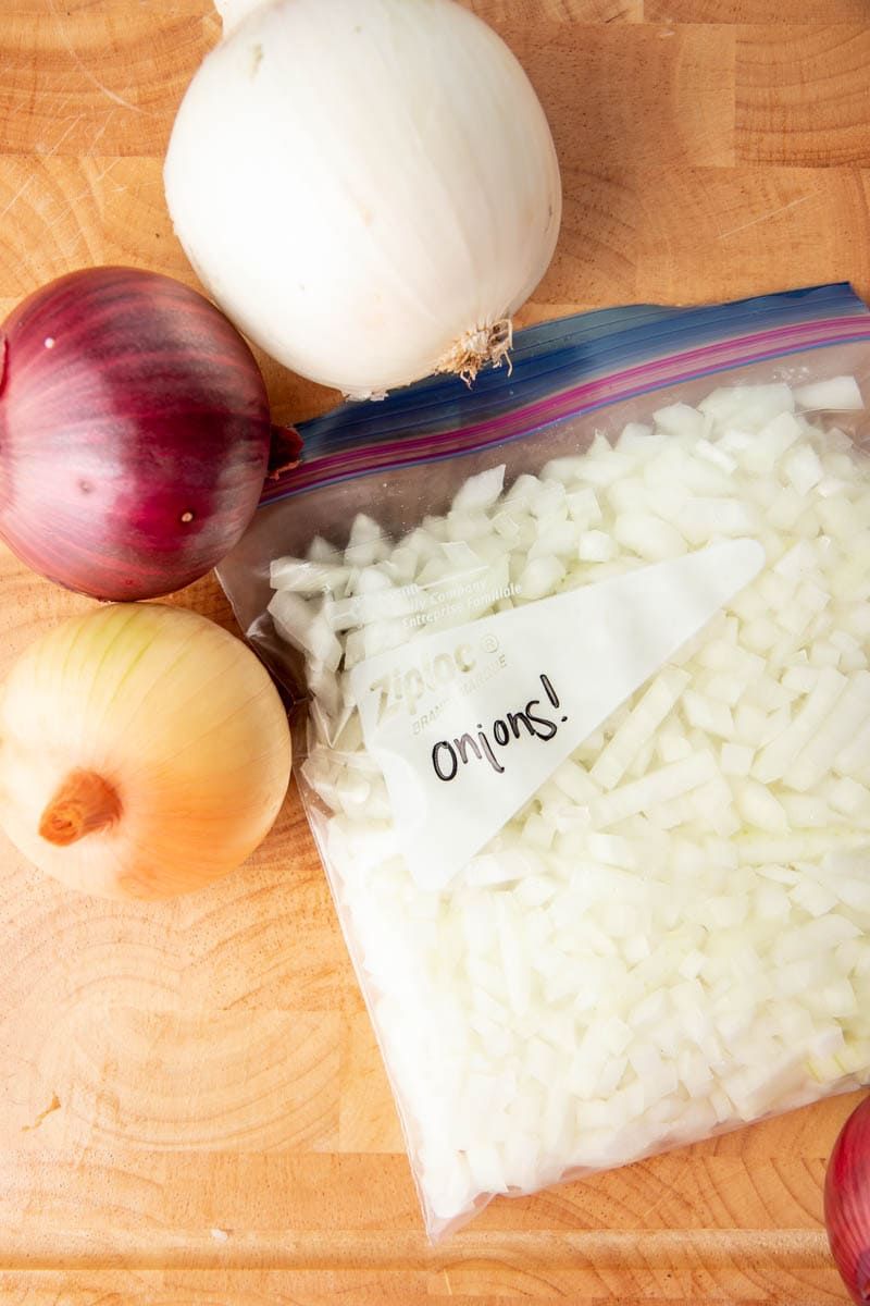 Freezing Onions to Avoid Crying While Chopping