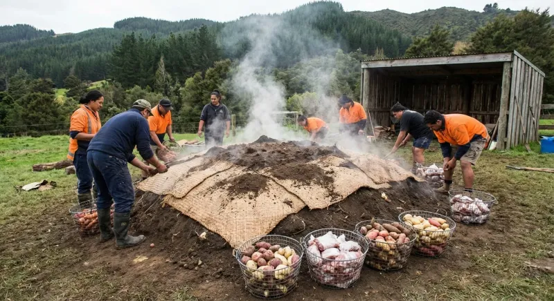 Hangi - New Zealand Maori