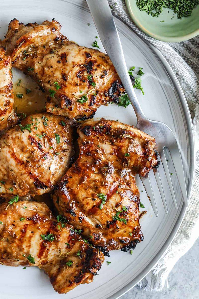 Grilled Chicken Thighs
