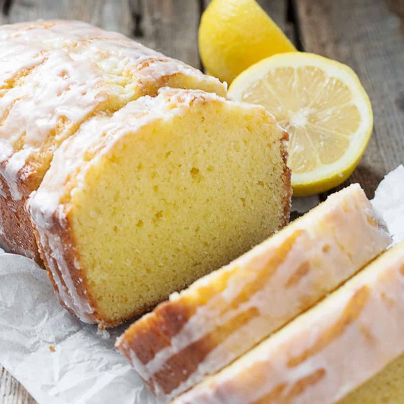 4-Ingredient Lemon Pound Cake