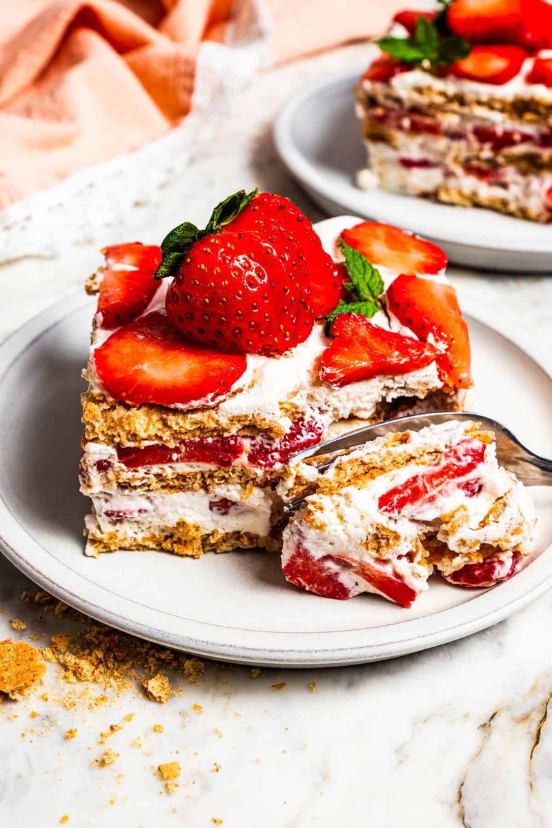 Strawberry Icebox Cake