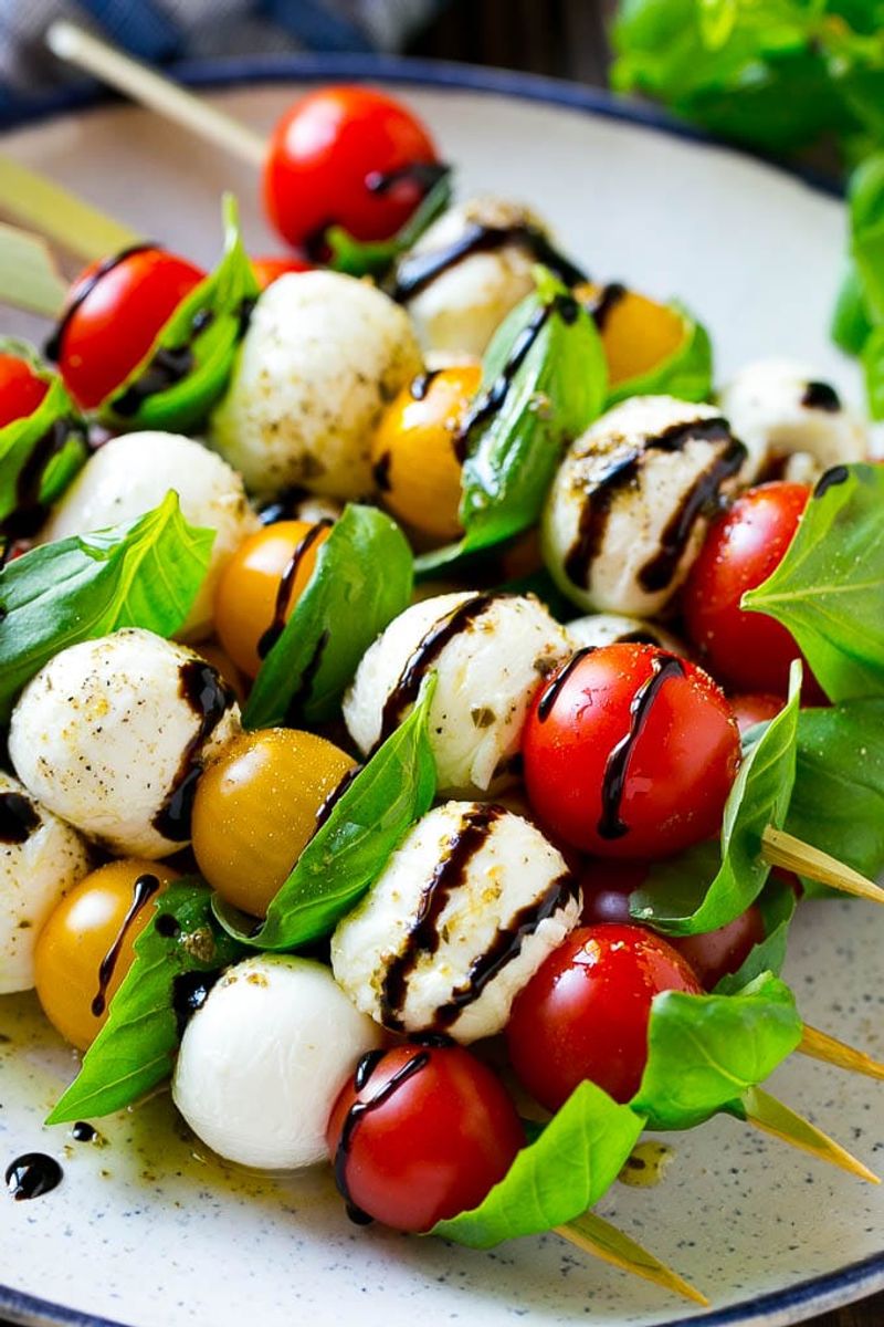 Mini Caprese Skewers