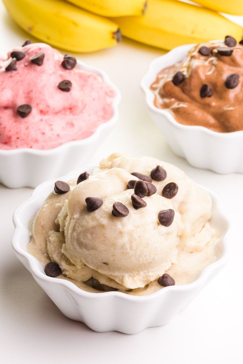 Frozen Banana Nice Cream