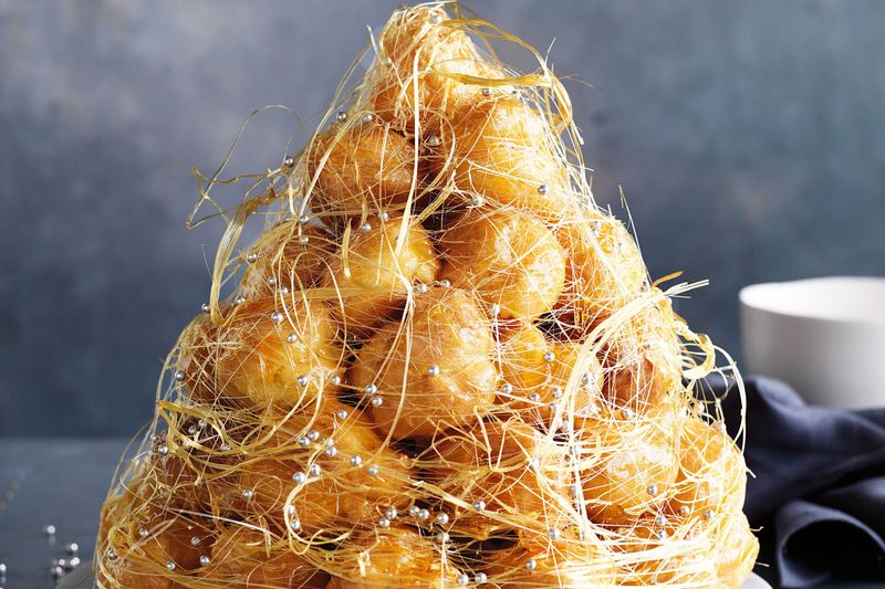 Croquembouche (French Cream Puff Tower)