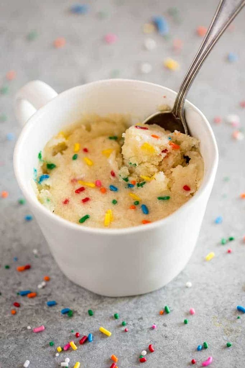 5-Ingredient Vanilla Mug Cake