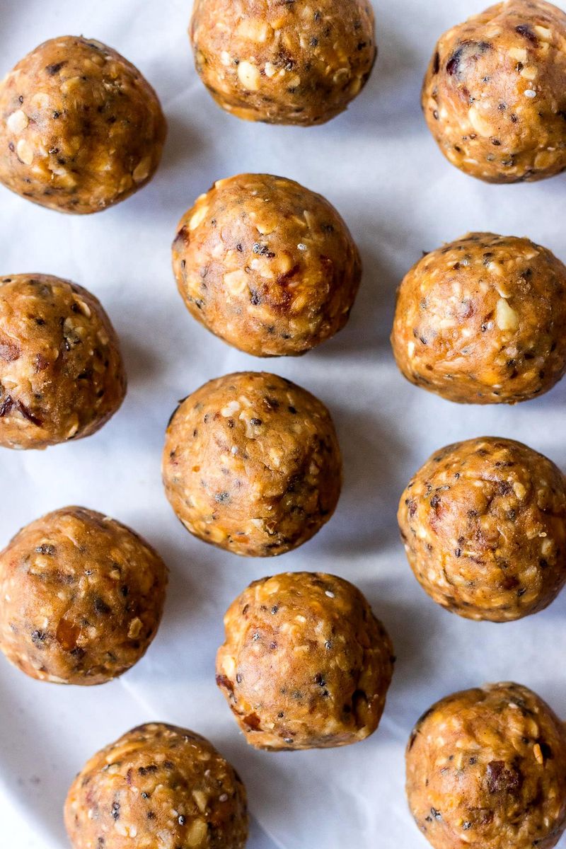 A Date and Nut Butter Energy Ball