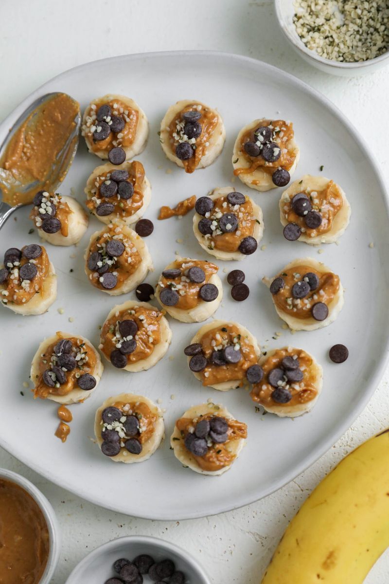 Half a Banana With Peanut Butter