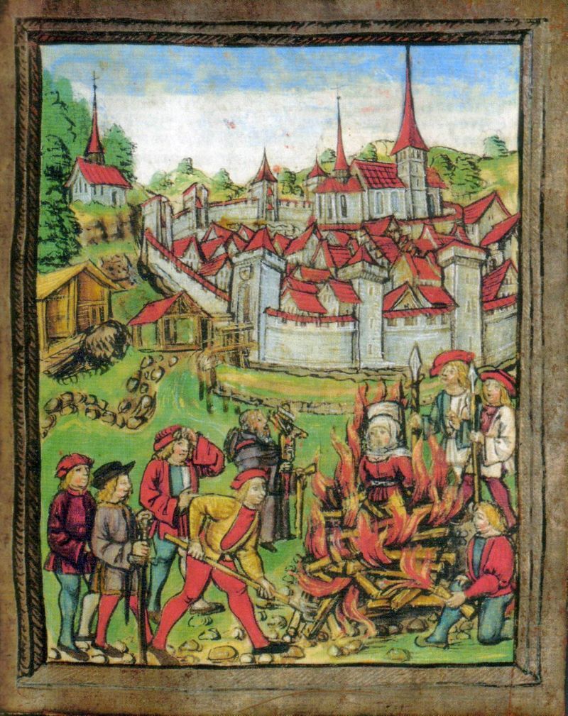 Witches Were Burned at the Stake During the Salem Witch Trials