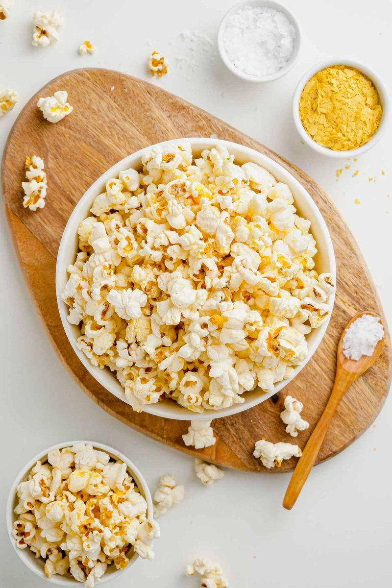 Popcorn with Nutritional Yeast