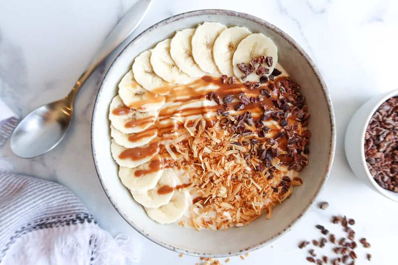 Banana Peanut Butter Granola Bowl