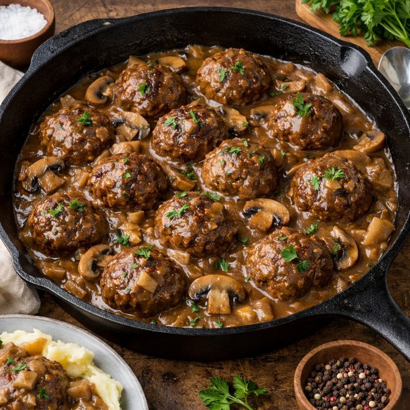 Salisbury Steak Meatballs