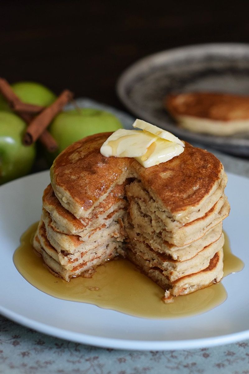 Apple Butter Pancakes